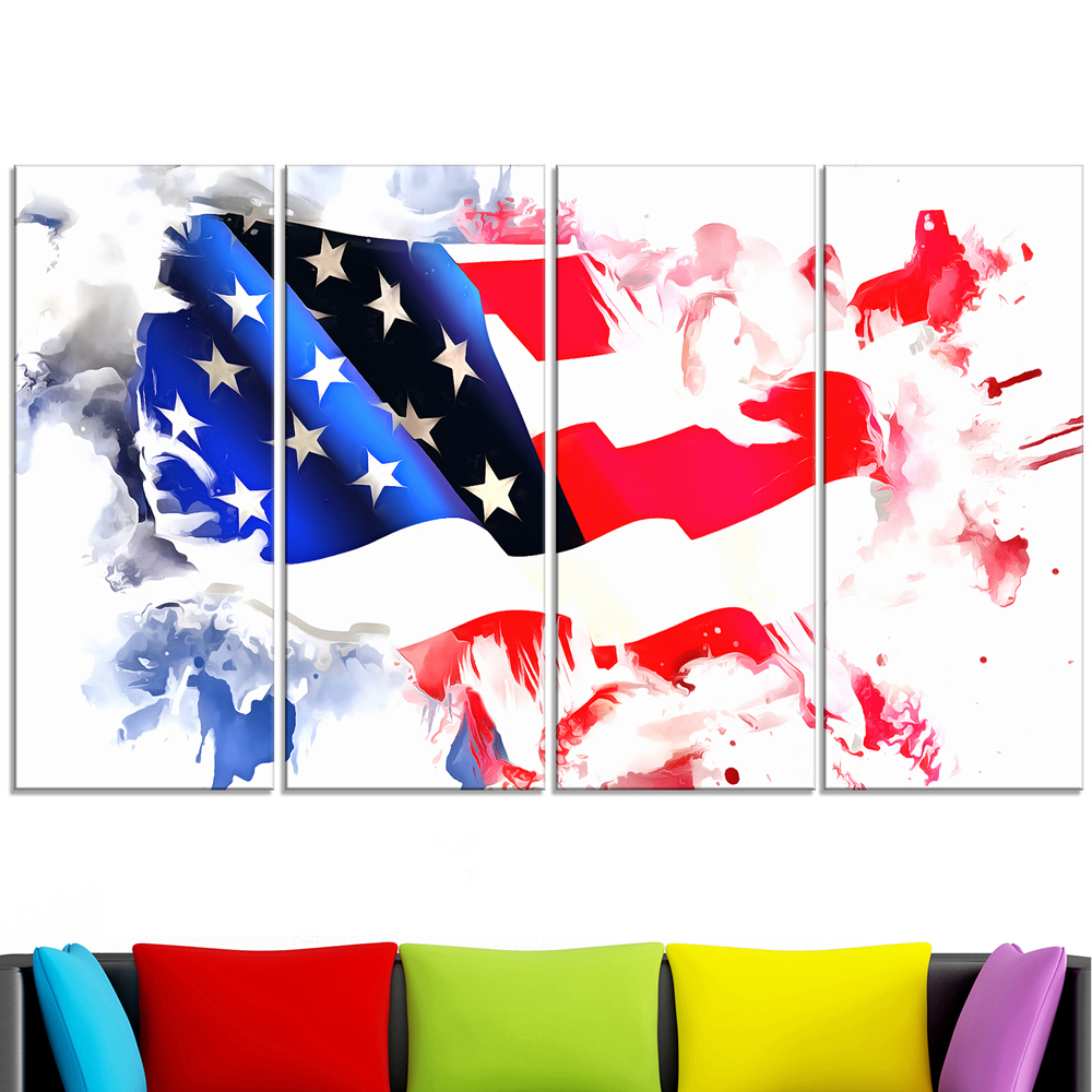 Colors of America Map Art#PT2826 | Finecraft Art